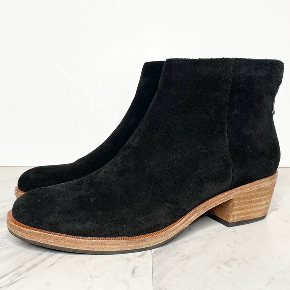 KorkEase Shoes Kork Ease Kecia Black Suede Bootie 7m Poshmark